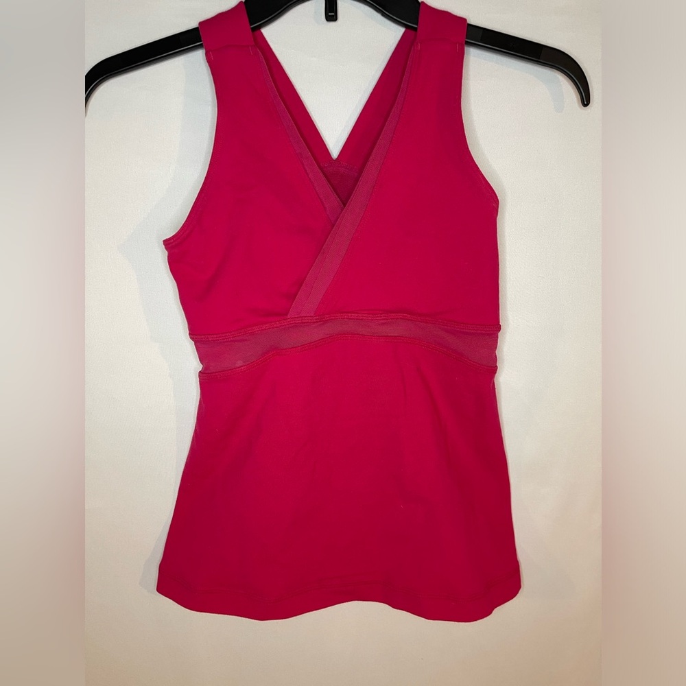 Lululemon Hot Pink Tank, Size 4
